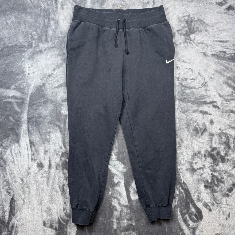 Nike Joggers Womens XL Black Sportswear Phoenix Fleece High Waisted DQ5688-010